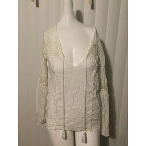 Women's Glassons White Blouse Size S